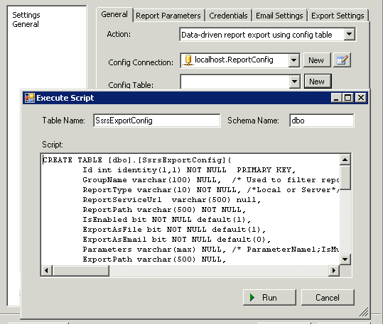 SSIS Reporting Services Task - Export Server Report Screen