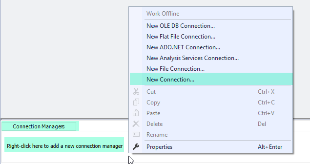 SSSIS HTTP- Create Connection