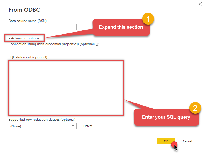 Get REST API data in Power BI Desktop using SQL query and ODBC