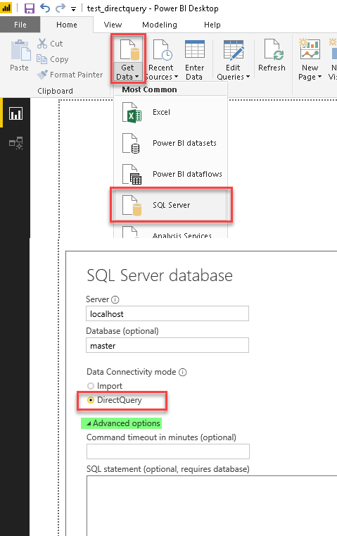 DirectQuery option for Power BI (Read Mailchimp Data Example using SQL Server Linked Server and ZappySys Data Gateway)