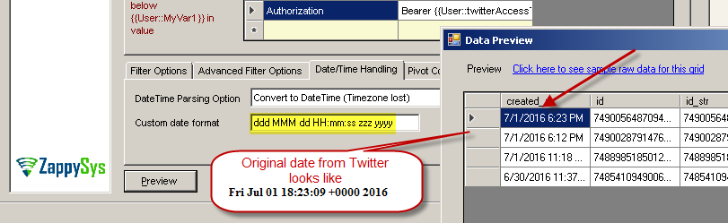 Parsing Twitter API date/time format