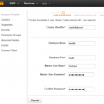 How to setup Amazon Redshift Cluster in few clicks