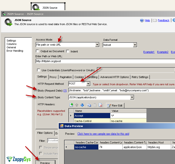 Convert Curl To Ssis Powerpack / Odbc For Api Call | Zappysys Blog