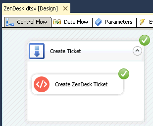 Run SSIS Package - Call Zendesk REST API Example