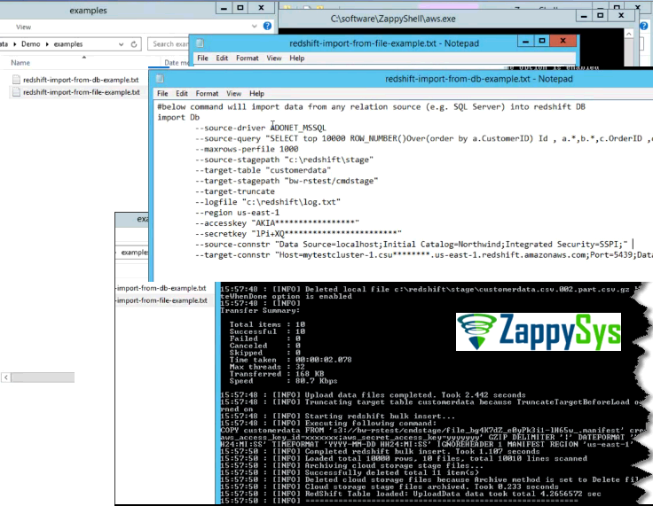 Redshift Data Load – Amazon Redshift Import Command line tools (COPY, S3, AWS Redshift)