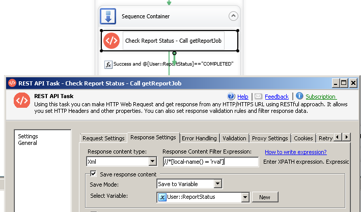 Extract Single XML Node Value from SOAP API Response - Use XPATH in SSIS