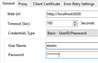 Configure SSIS HTTP Connection to connect to Elasticsearch