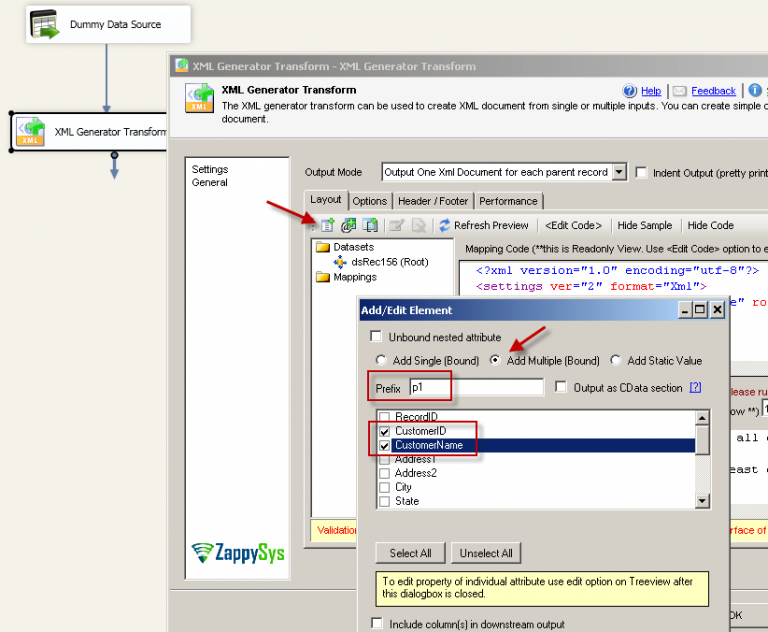 How To Generate XML With Namespace / Prefix In SSIS | ZappySys Blog