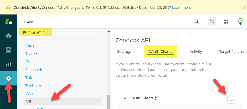 How to create Zendesk OAuth Application for REST API Access in SSIS