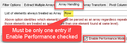Parse XML Array - Performance Mode Setting
