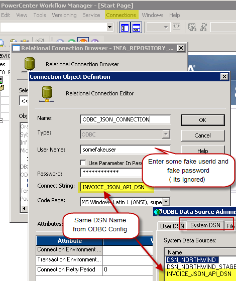 Configure SharePoint Online connection in Informatica for REST API – Using ZappySys API ODBC Driver