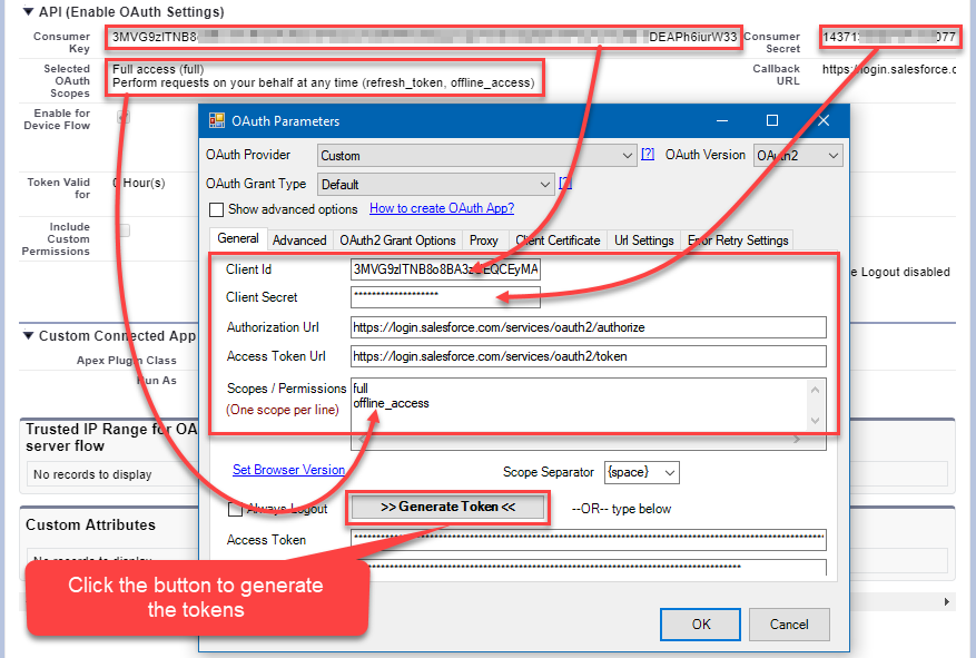 Configuring ODBC Data Source with Salesforce App OAuth settings