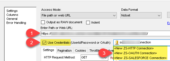 Create new REST API Connection in SSIS (For JSON, XML or CSV Source)