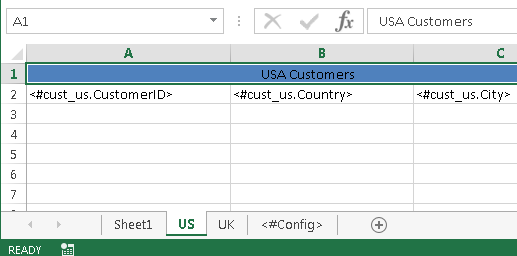 Using Filter (Subset of data) in Excel Report