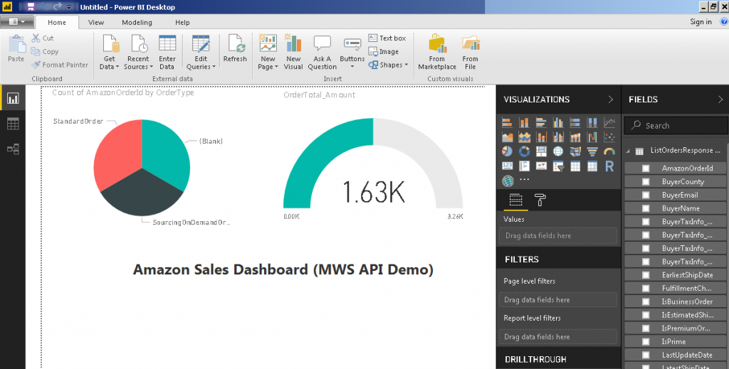 How to Import Amazon MWS data in Power BI | ZappySys Blog