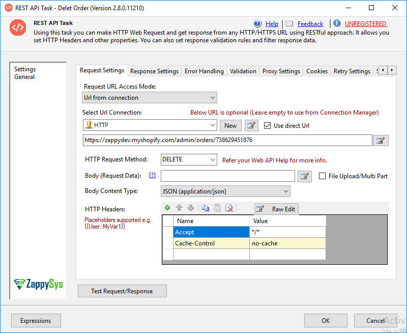 Shopify API in SSIS