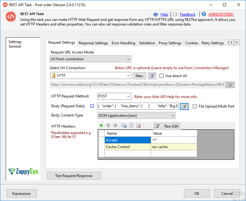 write shopify data in ssis