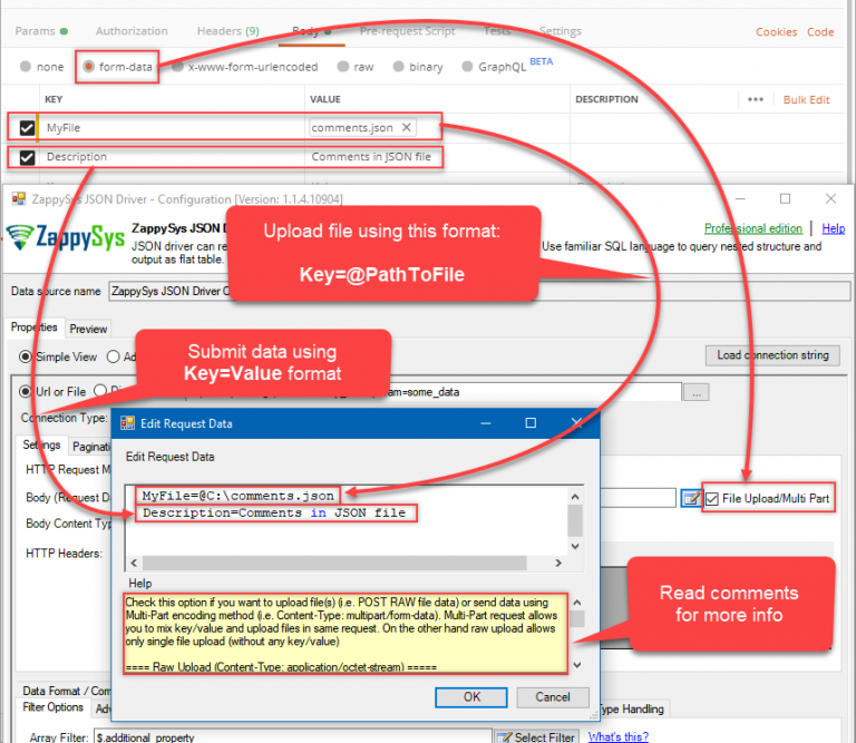 004-how-to-post-multipart-form-data-using-postman-and-json-xml-csv