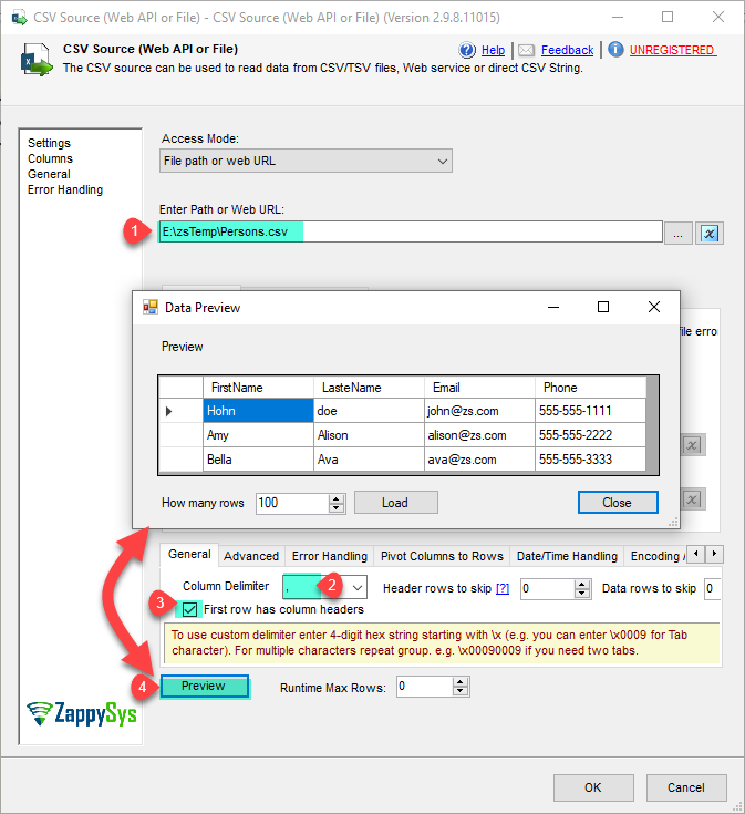 How to Pivot CSV Data in SSIS ZappySys Blog