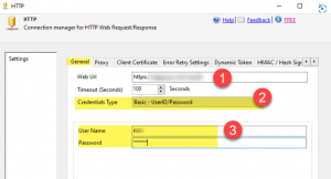  ADP HTTP Connection Manager - General Tab