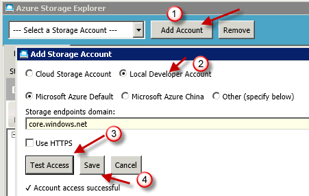 azure storage emulator for mac