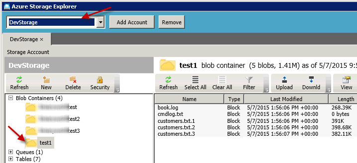 microsoft azure storage emulator