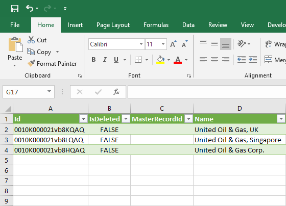 ZappySys SalesForce ODBC Driver : Load Data Into MS-Excel - Success