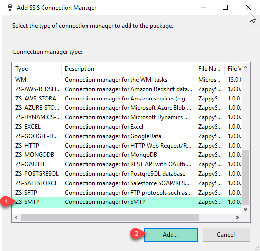 SSIS Create New Connection