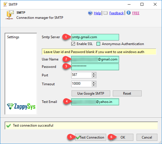 SMTP Connection Manager