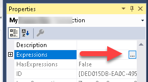 Open SSIS Expression Editor