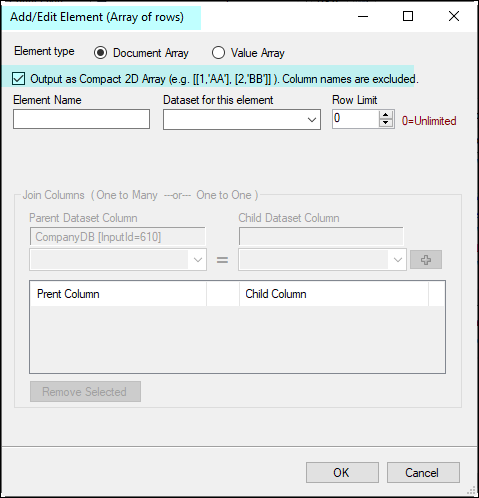 JSON Generator OR Destination - Add Edit Element for 2D Array