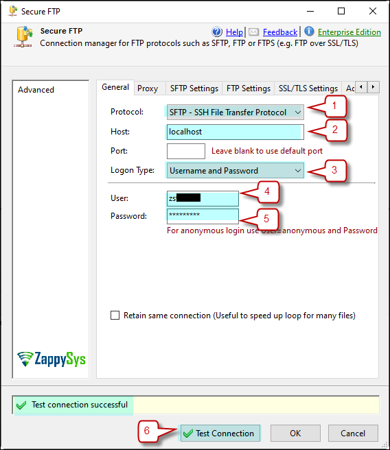 SSIS SFTP Connection Manager UI