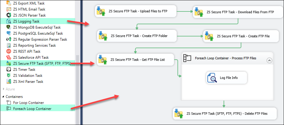 SSIS SFTP Task example
