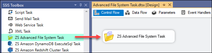 Advanced File System Task from toolbox